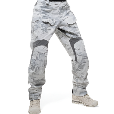 White Camouflage Trousers